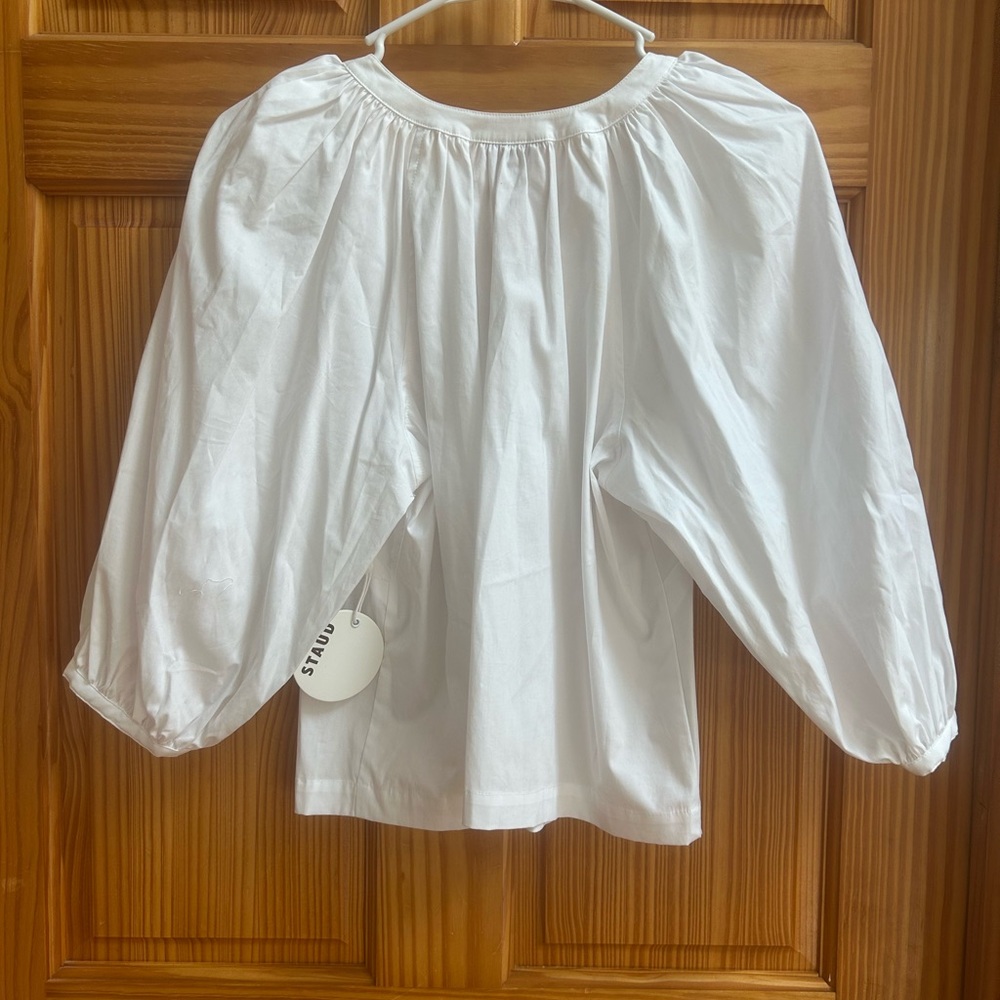 NWT STAUD WHITE blouse - Picture 8 of 8